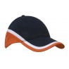 Cap - mod. 4026:Navy, Cotton, Orange